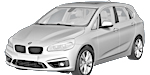 BMW F45 B2008 Fault Code